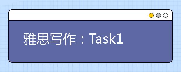 雅思写作：Task1曲线图考官范文（4）