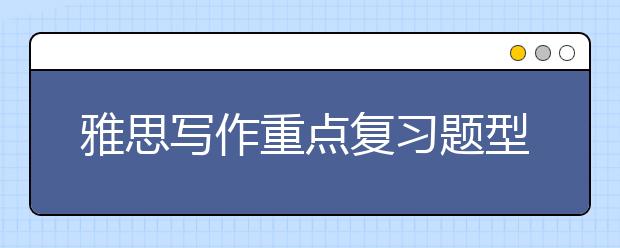 雅思写作重点复习题型之地图