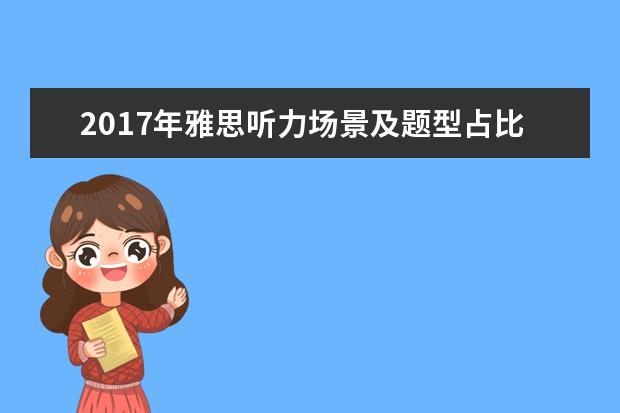 2021年雅思听力场景及题型占比分析