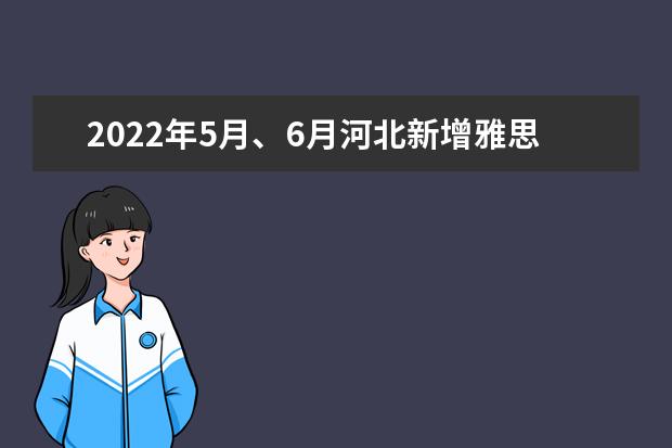 2022年5月、6月河北新增雅思机考考点