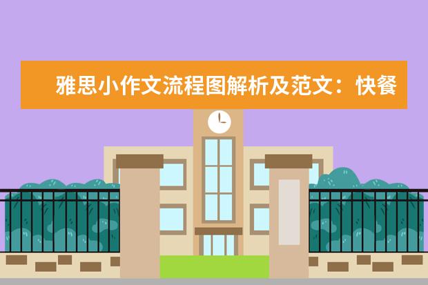 雅思小作文流程图解析及范文：快餐偏好