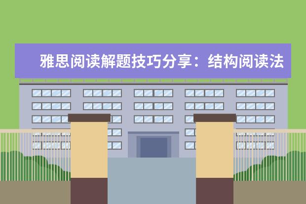 雅思阅读解题技巧分享：结构阅读法