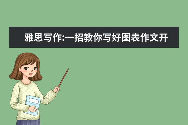雅思写作:一招教你写好图表作文开头段