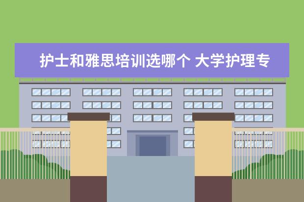护士和雅思培训选哪个 大学护理专业毕业出国留学去哪个国家好