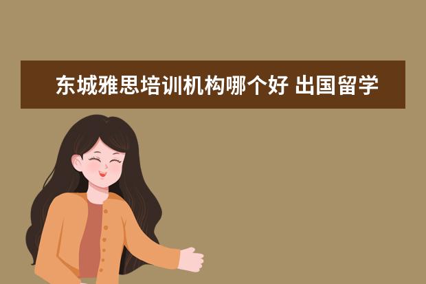 东城雅思培训机构哪个好 出国留学办理签证都需要什么手续??