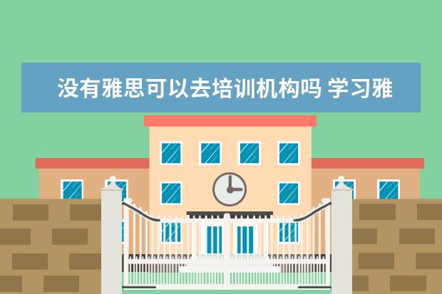没有雅思可以去培训机构吗 学习雅思有必要参加培训班吗? ?