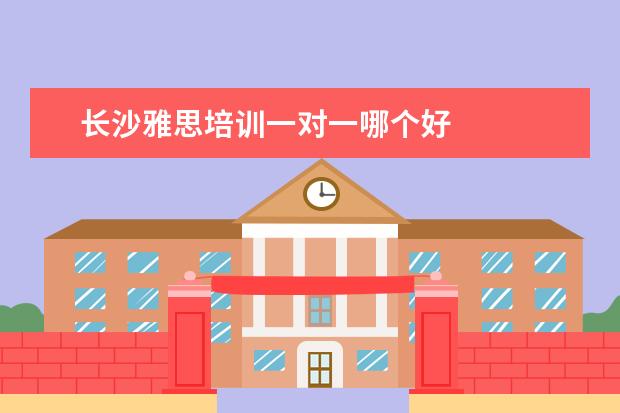 长沙雅思培训一对一哪个好 
  可以有针对性地单独授课