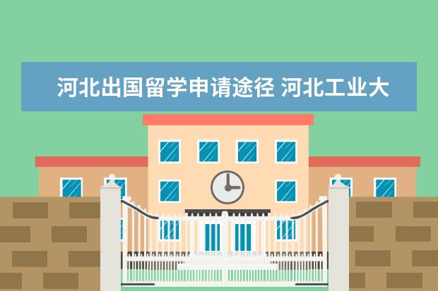 河北出国留学申请途径 河北工业大学城市学院的学生可以申请出国留学吗?有...