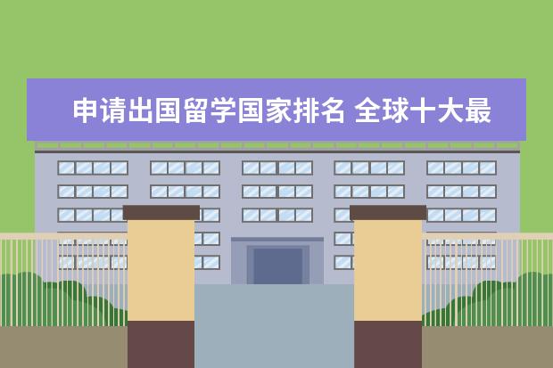 申请出国留学国家排名 全球十大最佳留学国排名出炉