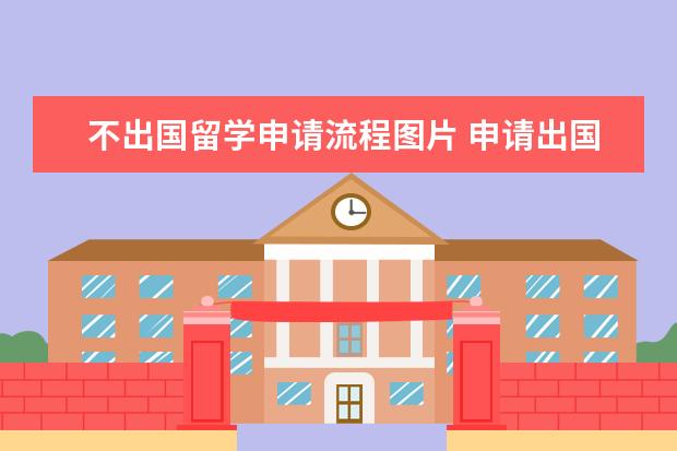 不出国留学申请流程图片 申请出国留学的流程有哪些