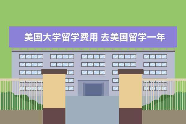 美国大学留学费用 去美国留学一年的费用大概是多少