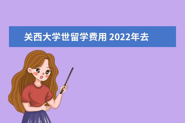 关西大学世留学费用 2022年去日本上关西国际大学好不好