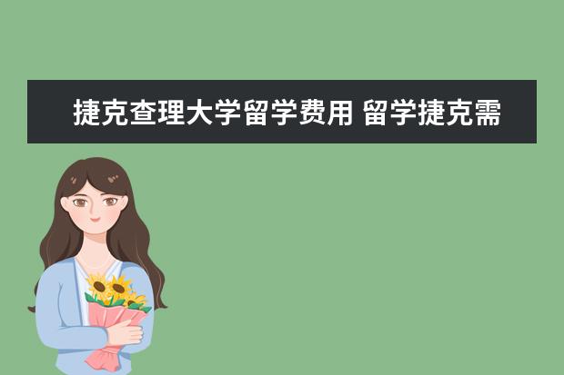 捷克查理大学留学费用 留学捷克需要满足哪些条件