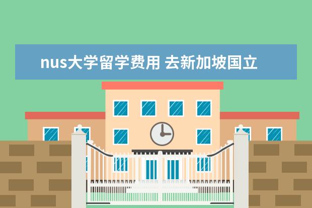 nus大学留学费用 去新加坡国立大学读研的费用问题?