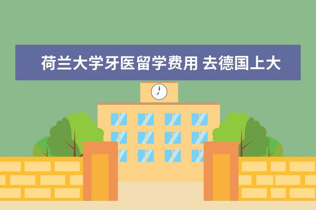 荷兰大学牙医留学费用 去德国上大学需要多少钱?或者说申请德国大学,需要什...