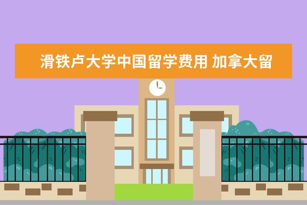 滑铁卢大学中国留学费用 加拿大留学一年大概多少费用