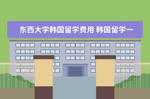 东西大学韩国留学费用 韩国留学一年要多少钱