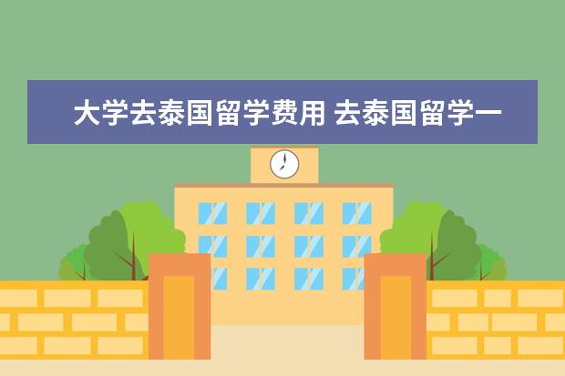 大学去泰国留学费用 去泰国留学一年的话大概费用是多少?
