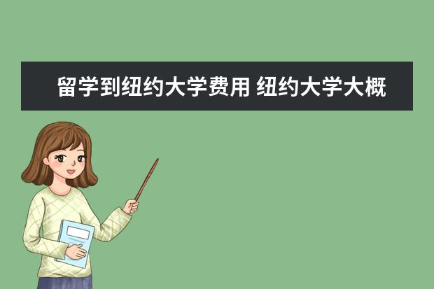 留学到纽约大学费用 纽约大学大概留学费用