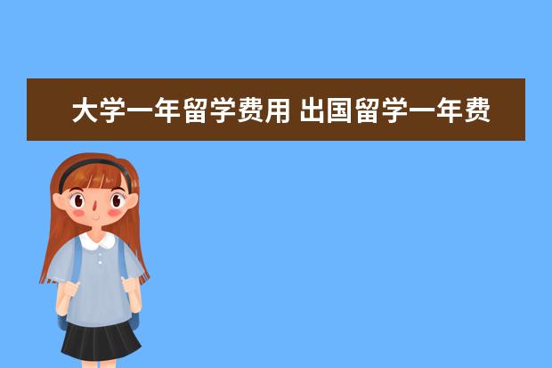 大学一年留学费用 出国留学一年费用多少?