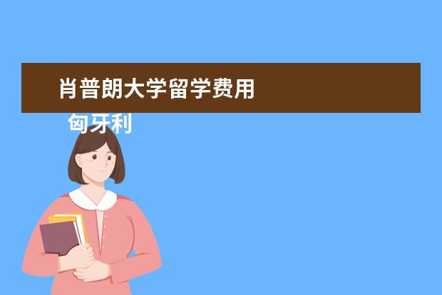 肖普朗大学留学费用 
  匈牙利大学最好的专业有哪些