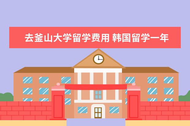 去釜山大学留学费用 韩国留学一年大概多少钱?