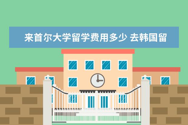 来首尔大学留学费用多少 去韩国留学大概需要多少费用?