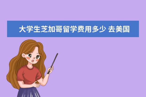 大学生芝加哥留学费用多少 去美国留学一年的费用大概是多少