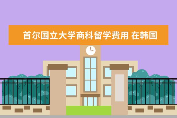 首尔国立大学商科留学费用 在韩国留学一年费用