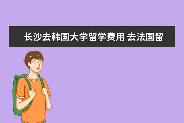 长沙去韩国大学留学费用 去法国留学签证难签吗?会有什么困难?