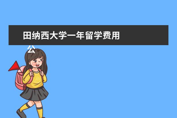 田纳西大学一年留学费用 
  公立大学