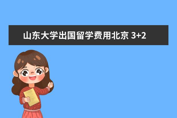 山东大学出国留学费用北京 3+2出国留学本硕连读好申请吗?