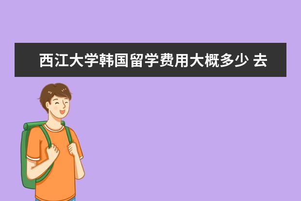 西江大学韩国留学费用大概多少 去韩国留学费用