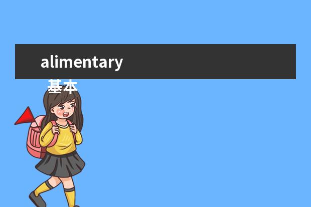 alimentary 
  基本介绍